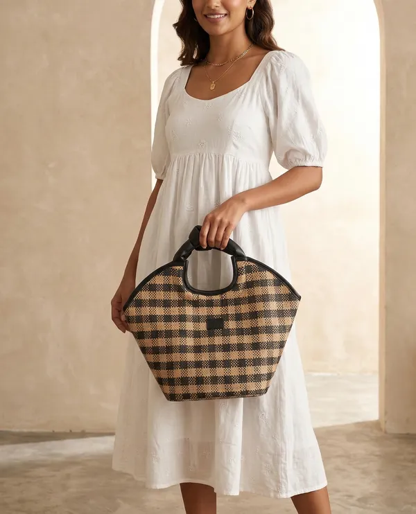 Brown_&_Black_Raffia_Premium_&_Elegant_Tote_For_Women