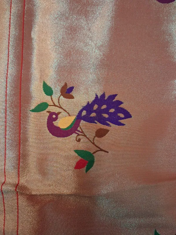 Mayuri_Red_Paithani_Stole