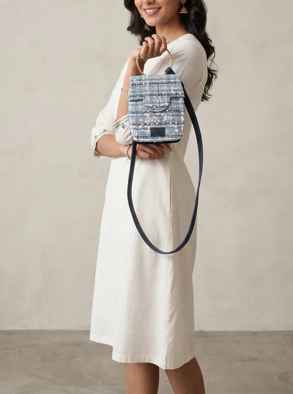 Navy_Cotton_Premium_&_Elegant_Sling_Bag_For_Women