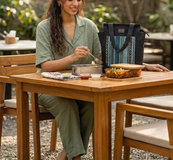 Blue_&_Black_Recycled_Canvas_Premium_&_Elegant_Lunch_Bag_For_Women