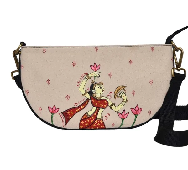 Black_Recycled_Canvas_Premium_&_Elegant_Sling_Bag_For_Women