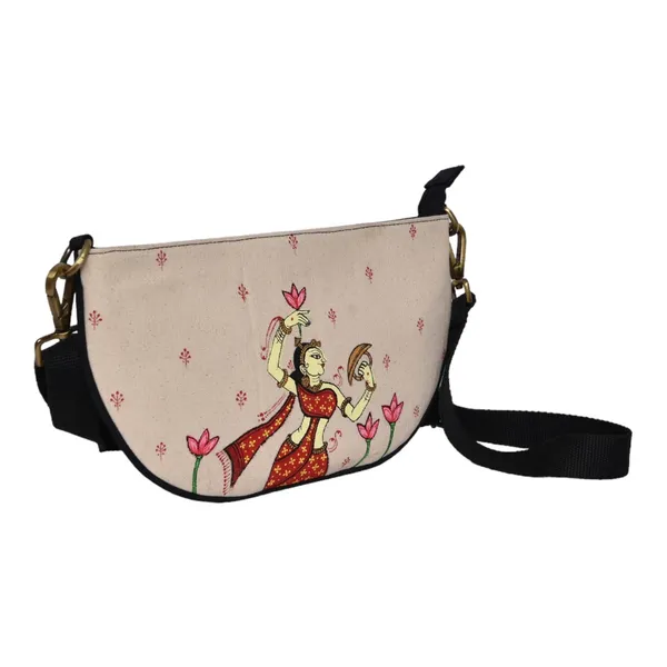 Black_Recycled_Canvas_Premium_&_Elegant_Sling_Bag_For_Women