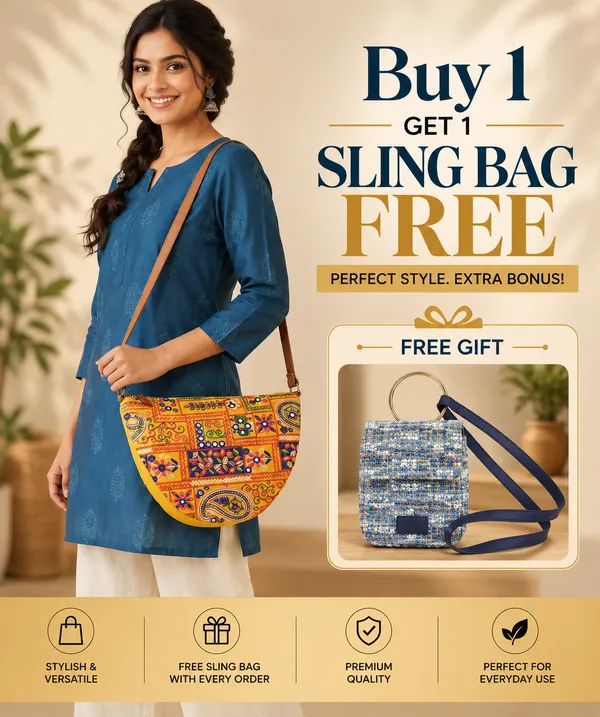 Yellow_Cotton_Premium_&_Elegant_Handbag_For_Women