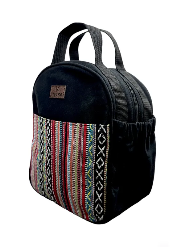 Red_&_Black_Recycled_Canvas_Premium_&_Elegant_Lunch_Bag_For_Women