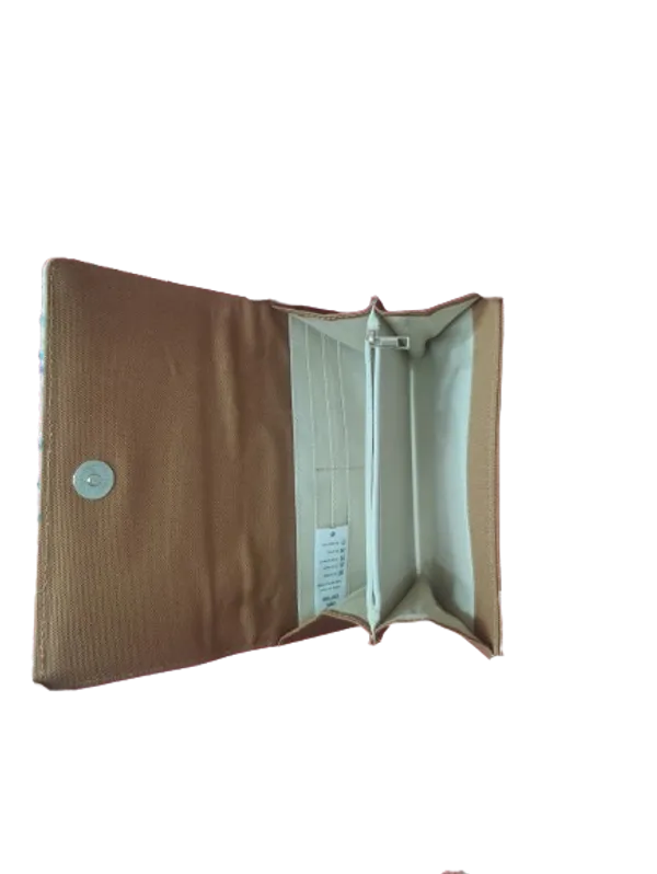 Brown_Cotton_Canvas_Glitter_Wallet_For_Women