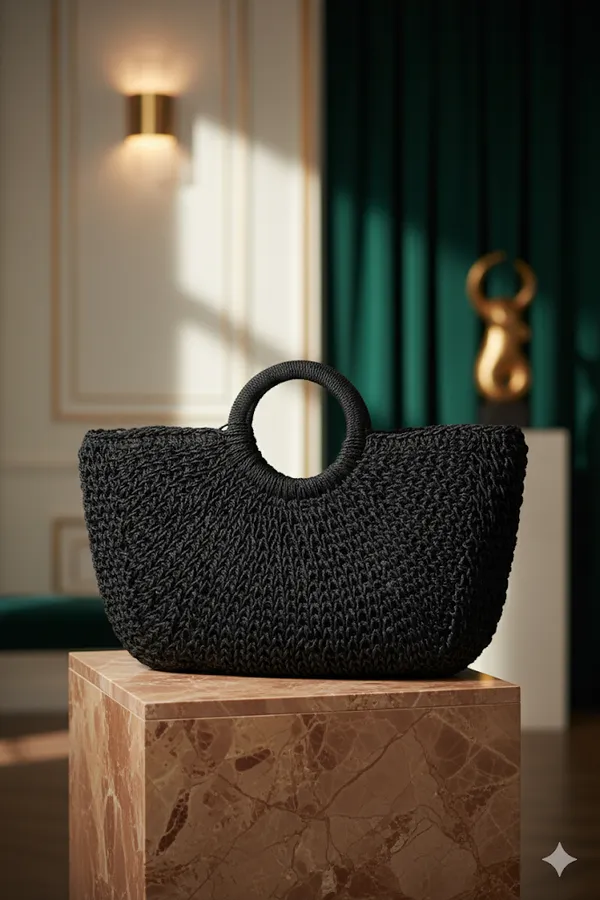 Black_Raffia_Premium_&_Elegant_Tote_For_Women