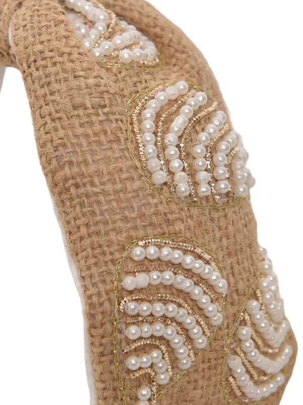 Jute_Pearl_Embellished_Headband_For_Women