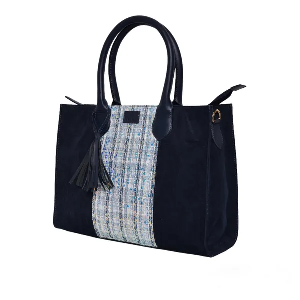 Navy_Cotton_Premium_&_Elegant_Handbag_For_Women