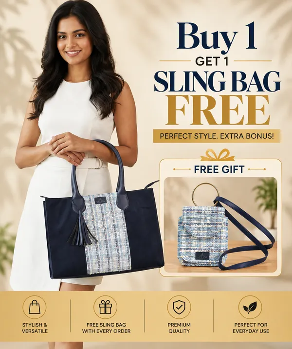 Navy_Cotton_Premium_&_Elegant_Handbag_For_Women