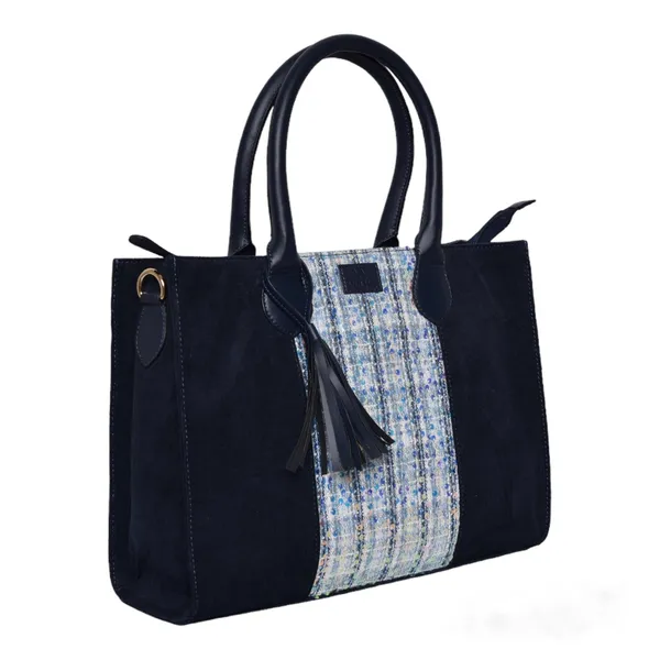 Navy_Cotton_Premium_&_Elegant_Handbag_For_Women