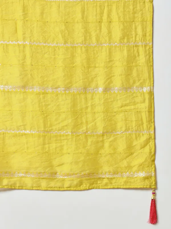 Lemon_Roman_Silk_Thread_Embroidered_Kurta_With_Pant_And_Dupatta_For_Women