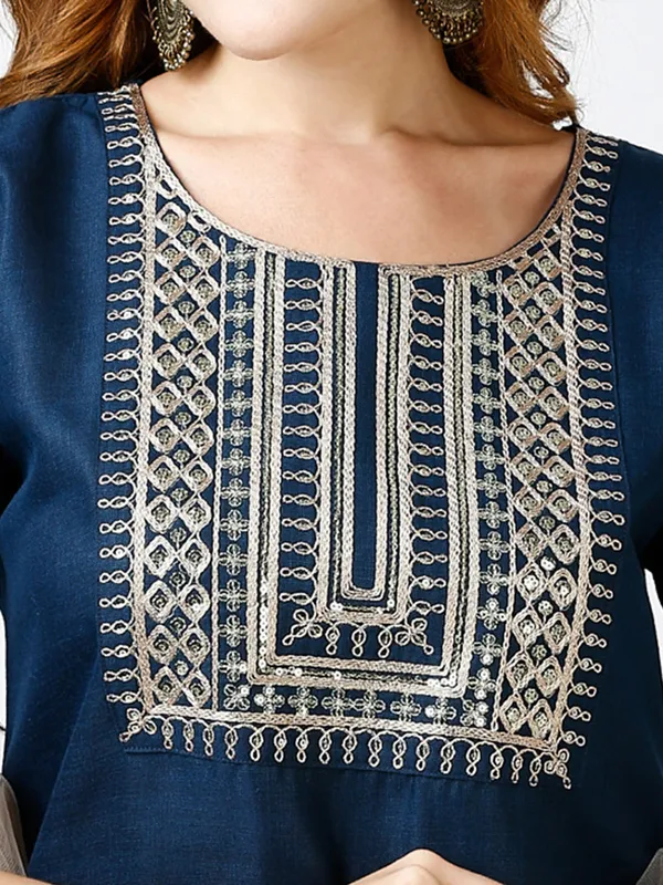Rama_Cotton_Blend_Thread_Embroidered_Kurta_With_Pant_And_Dupatta_For_Women