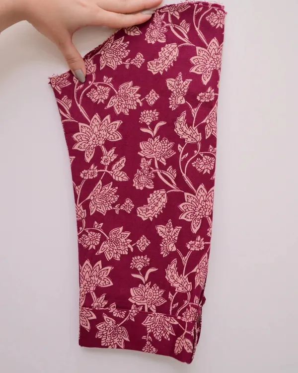 Maroon_Premium_Simar_Silk_Kurta_Set_For_Women