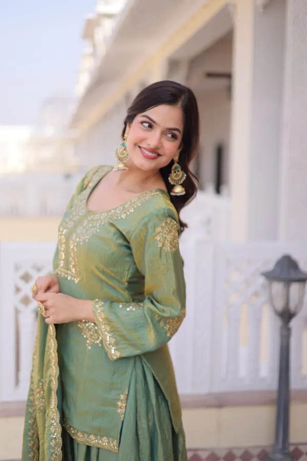 Premium_Green_Pakistani_Sharara_Suit_With_Zari_Sequins_Work_Festive_Ready_Designer_Set