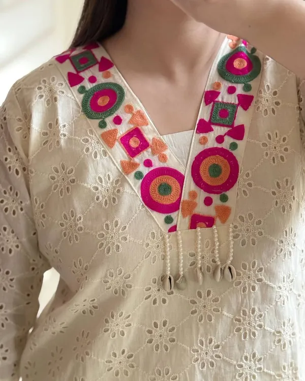 Off-White_Premium_Rayon_Kurta_Set_For_Women