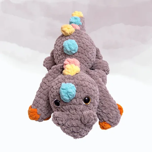 Grey_Knotted_Dinosaur_Plush_Toys