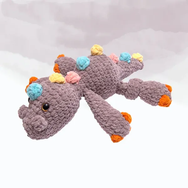 Grey_Knotted_Dinosaur_Plush_Toys
