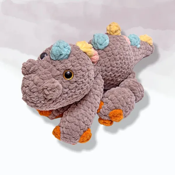 Grey_Knotted_Dinosaur_Plush_Toys