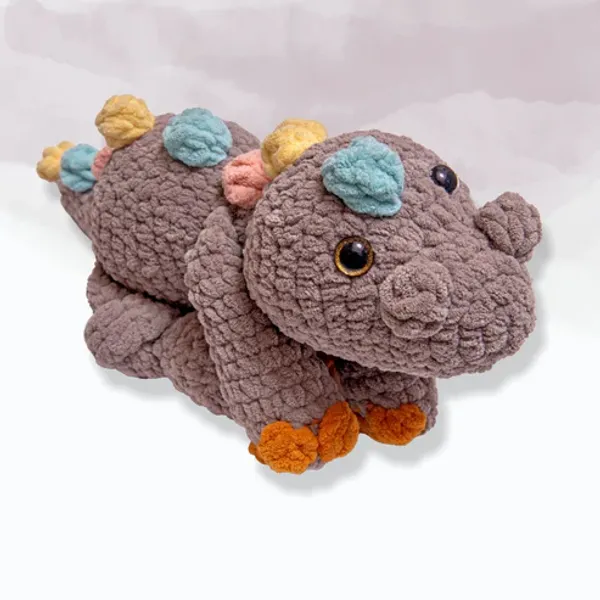 Grey_Knotted_Dinosaur_Plush_Toys