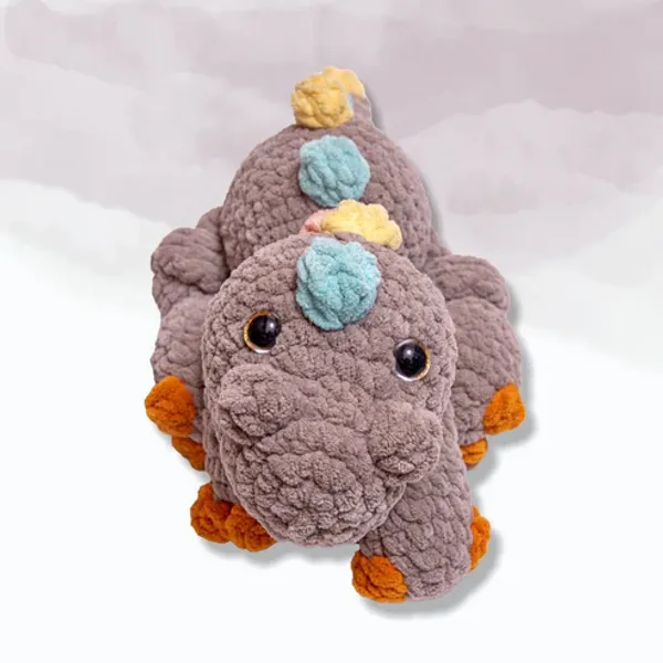 Grey_Knotted_Dinosaur_Plush_Toys