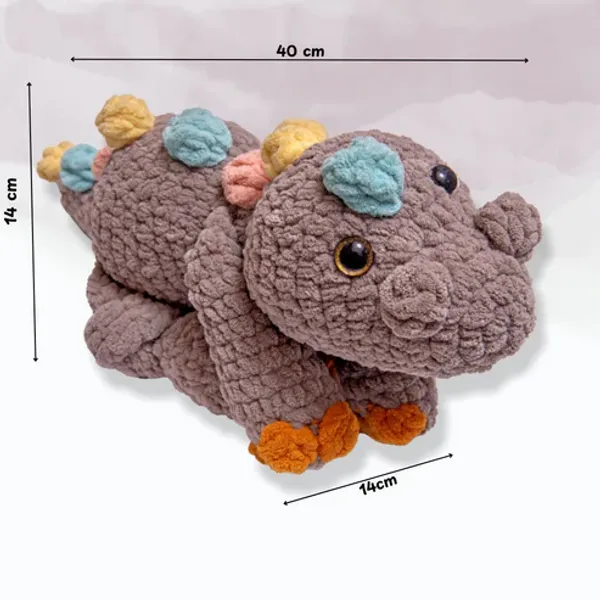 Grey_Knotted_Dinosaur_Plush_Toys