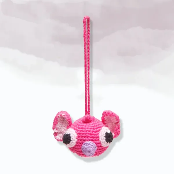 Pink_Stitch_Car_Hanging