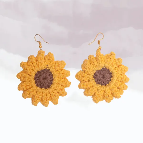 Yellow_Sunflower_Earrings_Hair_Accessories