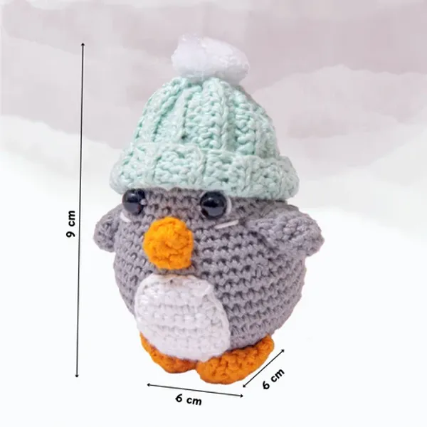 Grey_Cotton_Mini_Penguin_Toys