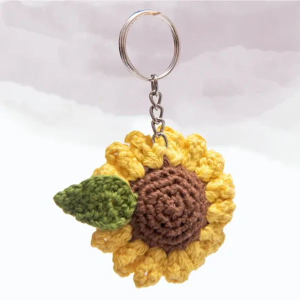 Yellow_Sunflower_Keychain