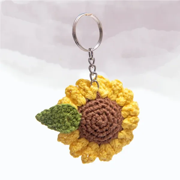 Yellow_Sunflower_Keychain