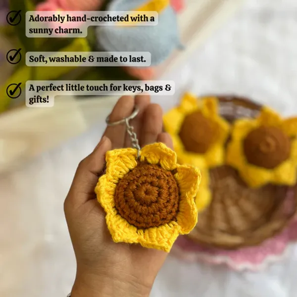 Yellow_Sunflower_Keychain