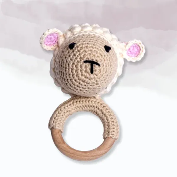 White_Sheep_Rattle_For_Kids