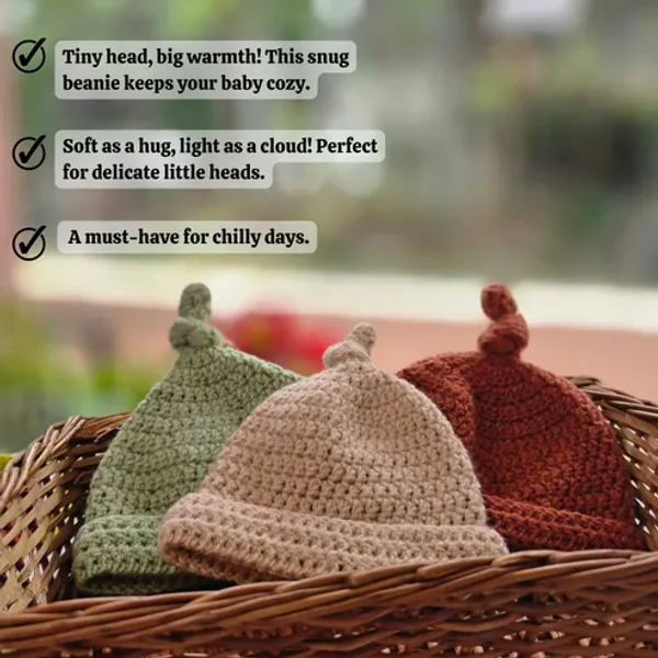 Olive_Green_Knotted_Beanie_Cap_New_Born_Essentials