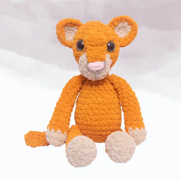 Orange_Lion_Cub_Plush_Toys