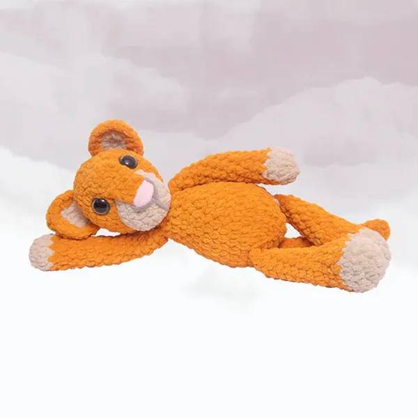 Orange_Lion_Cub_Plush_Toys