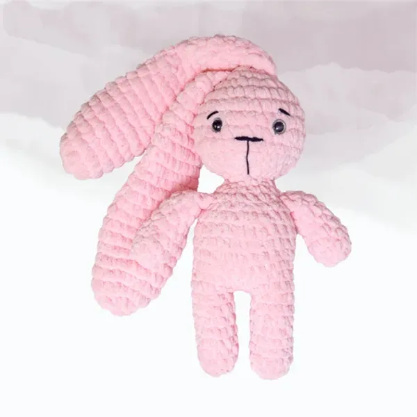 Pink_Long_Eared_Bunny_Plush_Toys