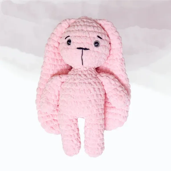 Pink_Long_Eared_Bunny_Plush_Toys