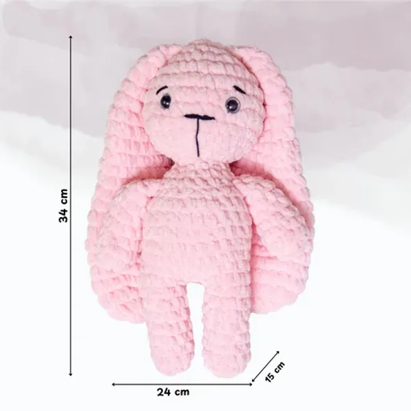Pink_Long_Eared_Bunny_Plush_Toys