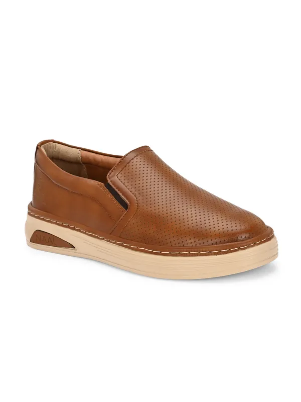Beige_Synthetic_Leather_Casual_Shoe_For_Men