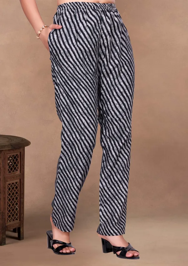 Black_Cotton_Kurti_Pant_With_Dupatta_Set_For_Women