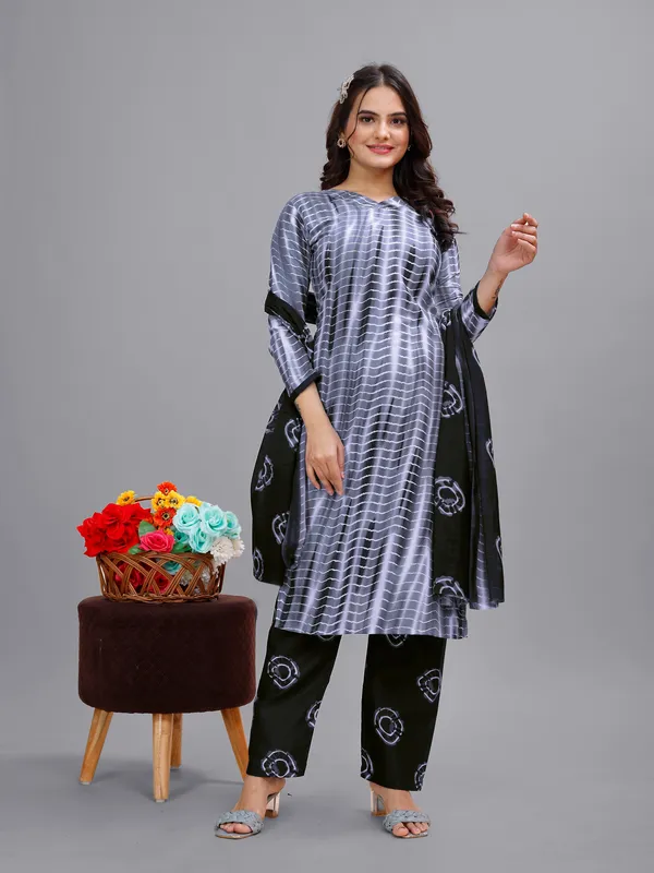 Blue_Cotton_Kurti_Pant_Dupatta_Set_For_Women