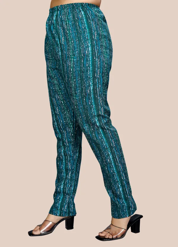 Blue_Cotton_Kurti_Pant_With_Dupatta_Set_For_Women