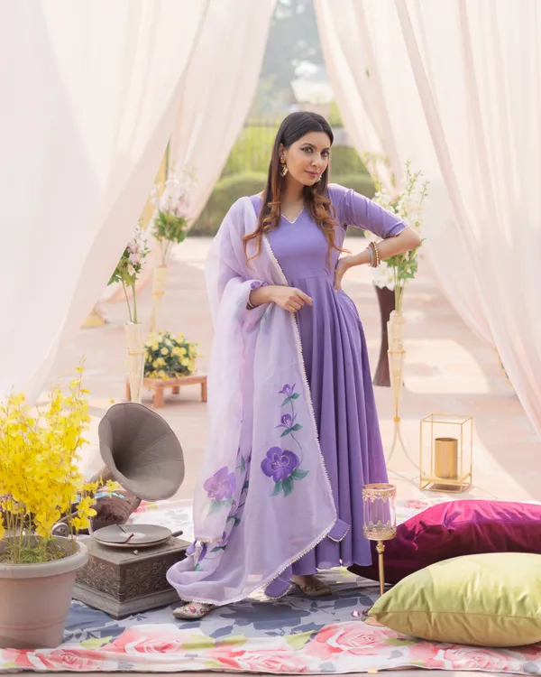 Purple_Cotton_Kurta_Pant_&_Dupatta_Set_For_Women