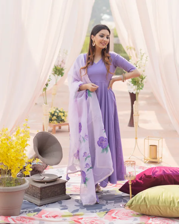 Purple_Cotton_Kurta_Pant_&_Dupatta_Set_For_Women