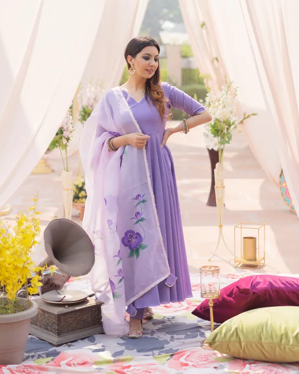 Purple_Cotton_Kurta_Pant_&_Dupatta_Set_For_Women
