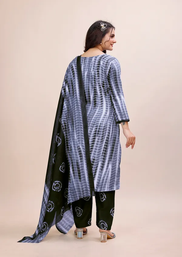 Black_Cotton_Kurti_Pant_Dupatta_Set_For_Women