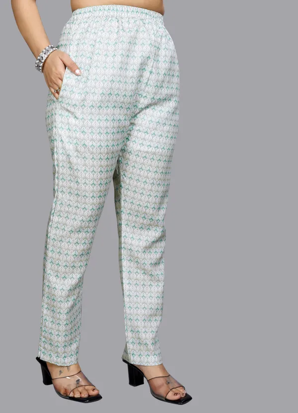 Grey_Cotton_Kurti_Pant_With_Dupatta_Set_For_Women
