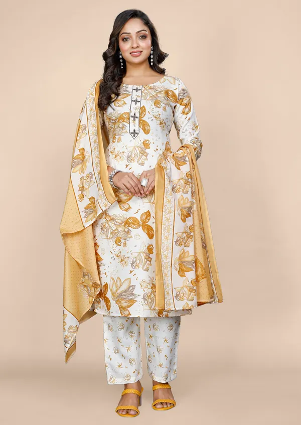 Multicolor_Cotton_Kurti_Pant_With_Dupatta_Set_For_Women
