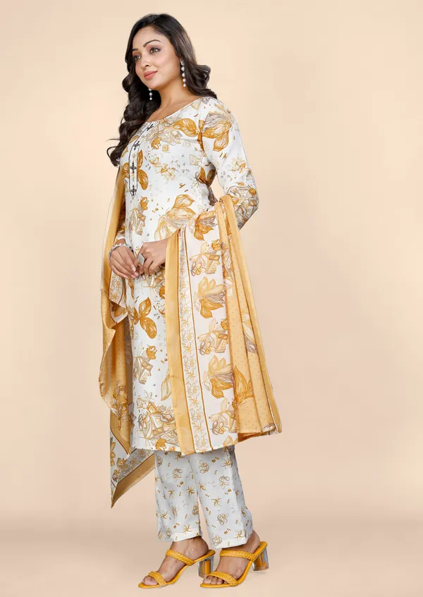 Multicolor_Cotton_Kurti_Pant_With_Dupatta_Set_For_Women