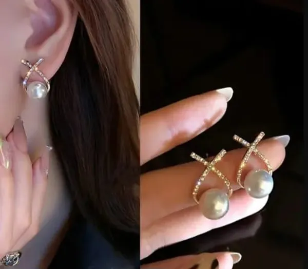 Golden_Stainless_Steel_Designer_Korean_Style_Plated_Stone_Cute_Stud_Drop_Earring_For_Women